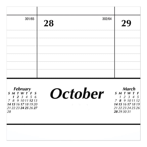 AT-A-GLANCE® Academic Year Ruled Desk Pad, 21.75 x 17, White Sheets, Black Binding, Black Corners, 16-Month (Sept to Dec): 2023 to 2024 (AAGSK241600)