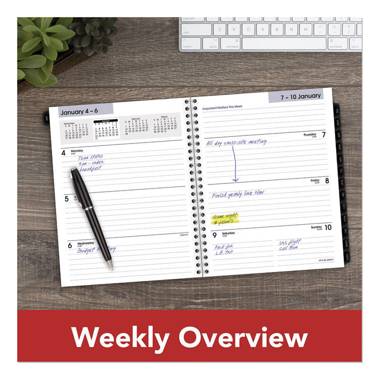 AT-A-GLANCE® DayMinder Executive Weekly/Monthly Refill, 8.75 x 7, White Sheets, 12-Month (Jan to Dec): 2025 (AAGG54550) Each