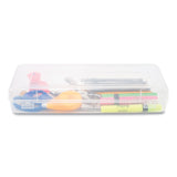 Innovative Storage Designs Stretch Art Box, Polypropylene, 13.25 x 5 x 2.3, Clear (AVT67033)