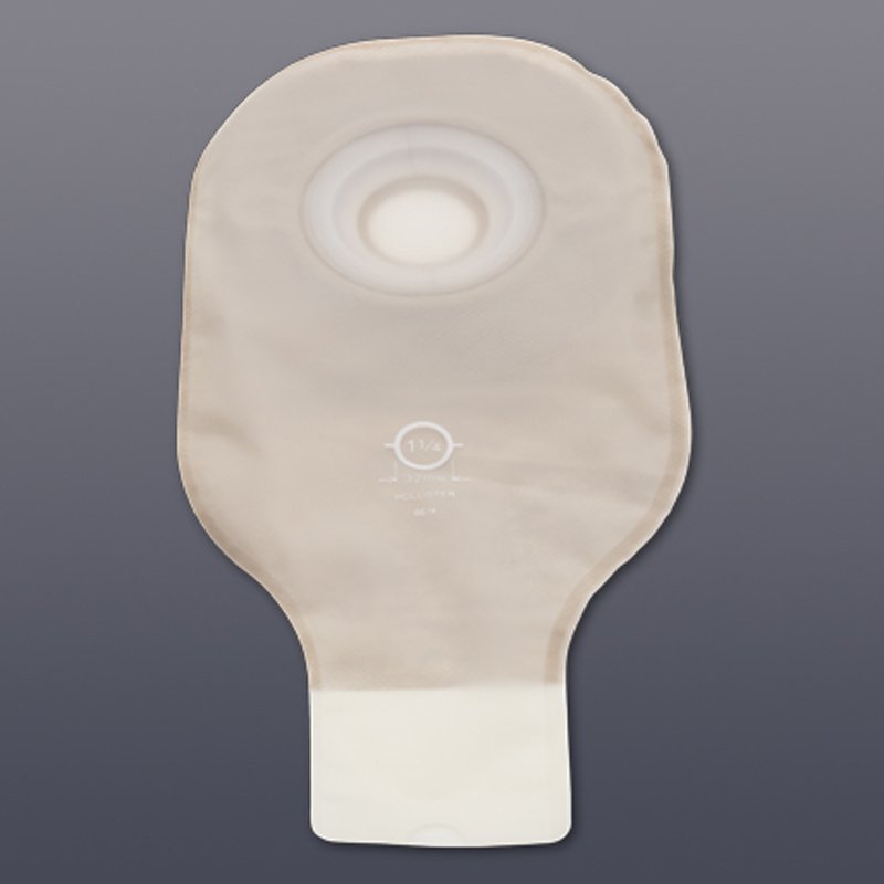 Premier™ Flextend™ Colostomy Pouch One-Piece System 12 Inch Length Convex, Pre-Cut 1-1/2 Inch Stoma Drainable (335354_BX) 5/BX