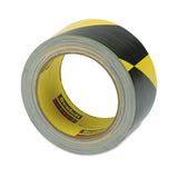 3M™ Safety Stripe Tape, 2" x 108 ft, Black/Yellow (MMM57022)