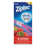 Ziploc® Slider Storage Bags, 1 gal, 9.5" x 10.56", Clear, 9/Carton (SJN316489) Case of 9