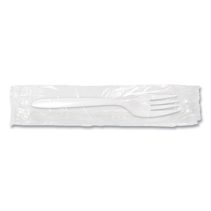 Berkley Square Individually Wrapped Mediumweight Cutlery, Forks, White, 1,000/Carton (BSQ1102000) Case of 1000