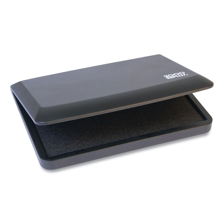 COSCO 2000 PLUS One-Color Felt Stamp Pad, #1, 4.25" x 2.75", Black (CSC090406)