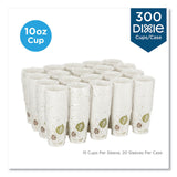 Dixie® Pathways Paper Hot Cups, 10 oz, 15/Sleeve, 20 Sleeves/Carton (DXE2340SS1) Case of 300