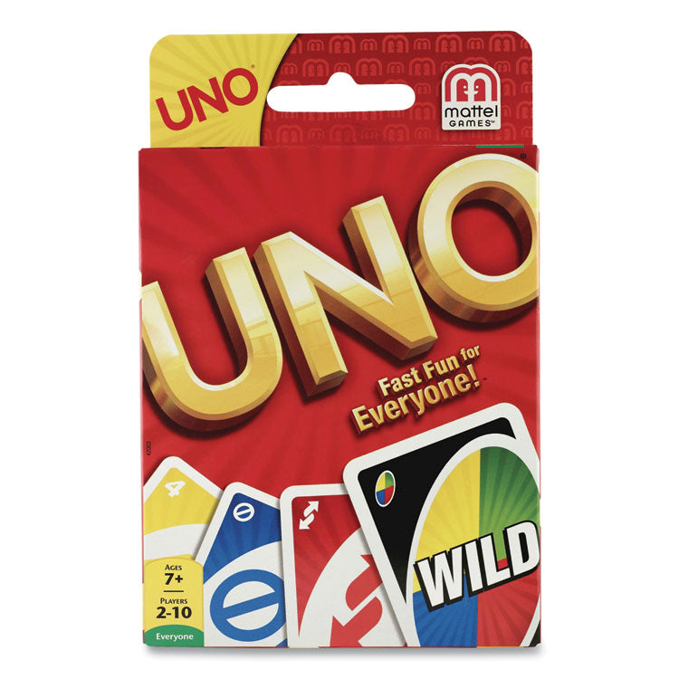 Mattel UNO Card Game, Ages 7 and Up, 108 Cards/Set (MTT42003)