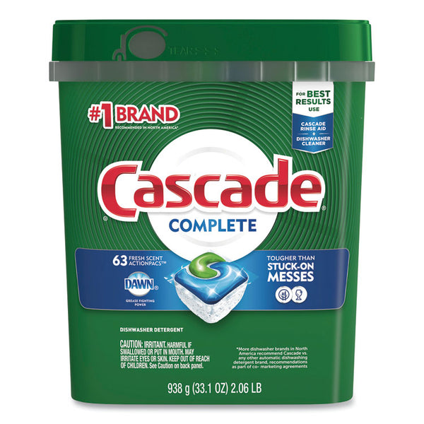 Cascade® Complete ActionPacs, Fresh Scent, 63/Pack (PGC97720)