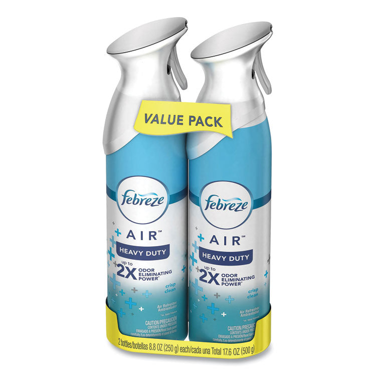 Febreze® AIR, Crisp Clean, 8.8 oz Aerosol Spray, 2/Pack (PGC97806) Pack of 2