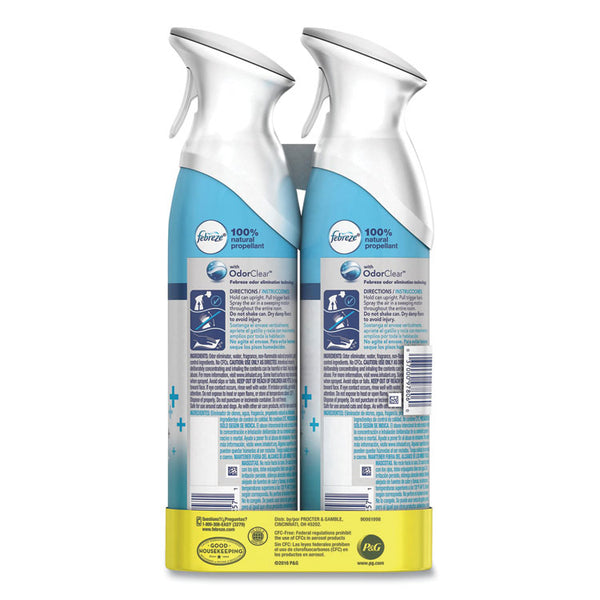 Febreze® AIR, Crisp Clean, 8.8 oz Aerosol Spray, 2/Pack (PGC97806)