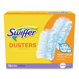 Swiffer Dusters Refill, Dust Lock Fiber, Lavender Scent, Light Blue, 18/Box (PGC99037) Box of 100