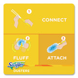 Swiffer Dusters Refill, Dust Lock Fiber, Lavender Scent, Light Blue, 18/Box (PGC99037) Box of 100