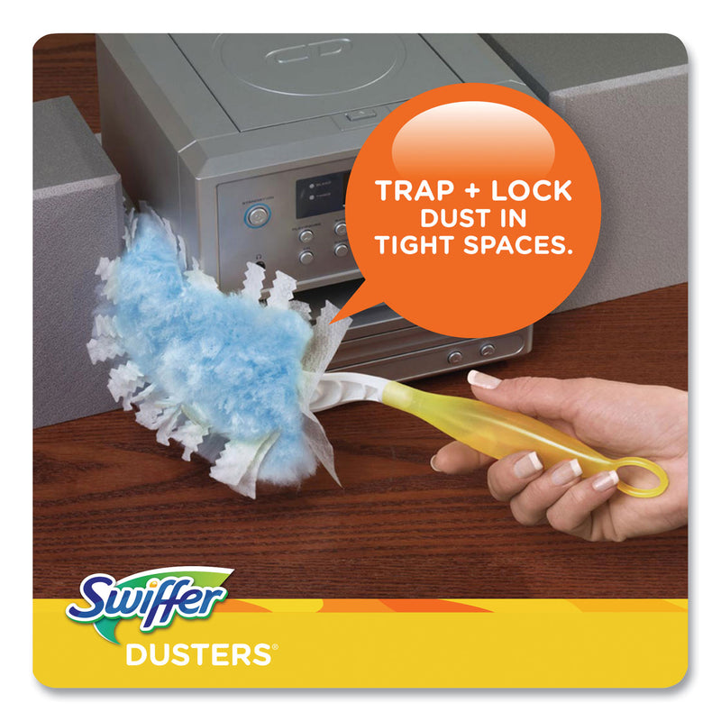 Swiffer Dusters Refill, Dust Lock Fiber, Lavender Scent, Light Blue, 18/Box (PGC99037) Box of 100