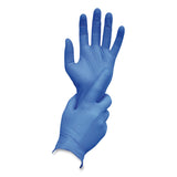 AMBITEX N400 Series Powder-Free Nitrile Gloves, X-Large, Blue, 100/Box (TXINXL400) Box of 100