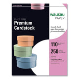 Neenah Paper Exact Index Card Stock, 94 Bright, 110 lb Index Weight, 8.5 x 11, White, 250/Pack (WAU4050848508) Pack of 250