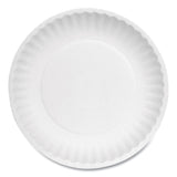 AJM Packaging Corporation Paper Plates, 6" dia, White, 1,000/Carton (AJMPP6AJKWH)