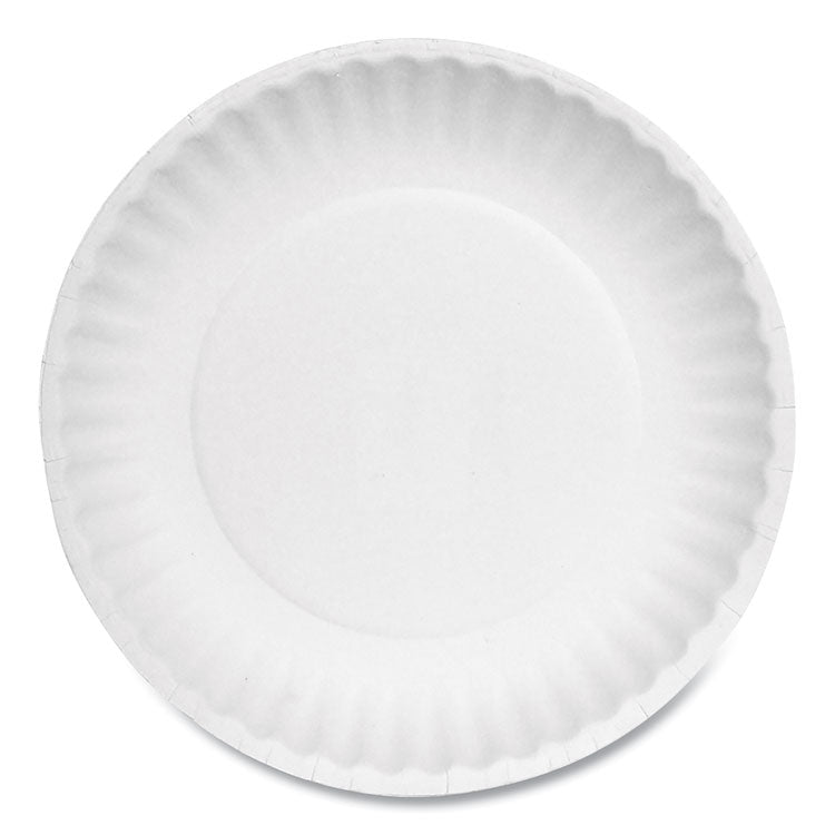 AJM Packaging Corporation Paper Plates, 6" dia, White, 1,000/Carton (AJMPP6AJKWH)