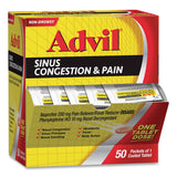 Advil® Sinus Congestion and Pain Relief, 50/Box (PFYBXAVSCP50BX) Box of 50