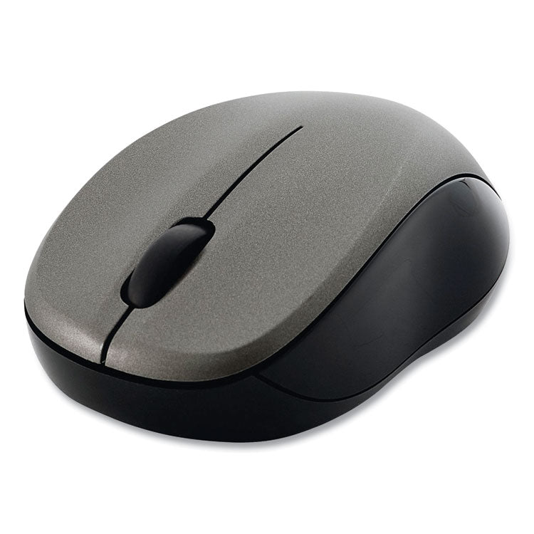 Verbatim® Silent Wireless Blue LED Mouse, 2.4 GHz Frequency/32.8 ft Wireless Range, Left/Right Hand Use, Graphite (VER99769)