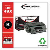 Innovera® Remanufactured Black High-Yield Toner, Replacement for 49X (Q5949X), 6,000 Page-Yield (IVR83049X) Each