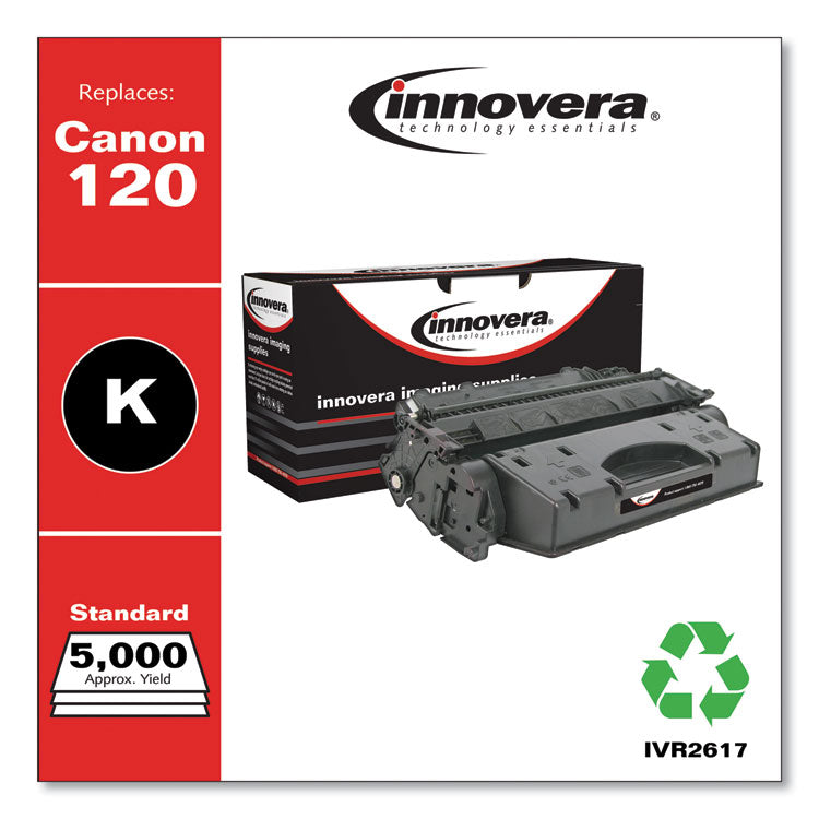 Innovera® Remanufactured Black Toner, Replacement for 120 (2617B001), 5,000 Page-Yield (IVR2617) Each