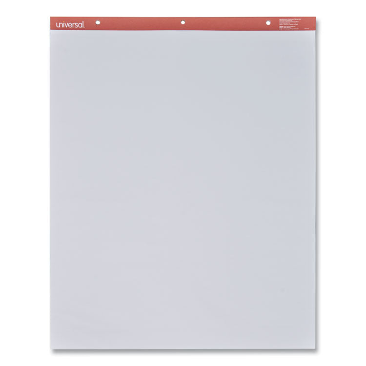 Universal™ Easel Pads/Flip Charts, Unruled, 27 x 34, White, 50 Sheets, 2/Carton (UNV35600)