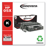 Innovera® Remanufactured Black High-Yield Toner, Replacement for 05X (CE505X), 6,500 Page-Yield (IVRE505X) Each