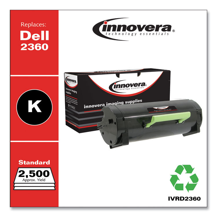 Innovera® Remanufactured Black Toner, Replacement for 331-9803, 2,500 Page-Yield (IVRD2360) Each