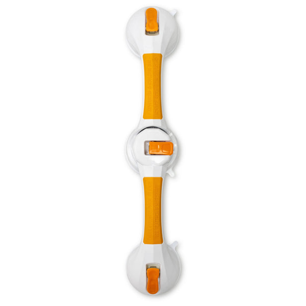 McKesson Rotating Suction-Cup Grab Bar White / Yellow Plastic (1103383_EA) 1/EA