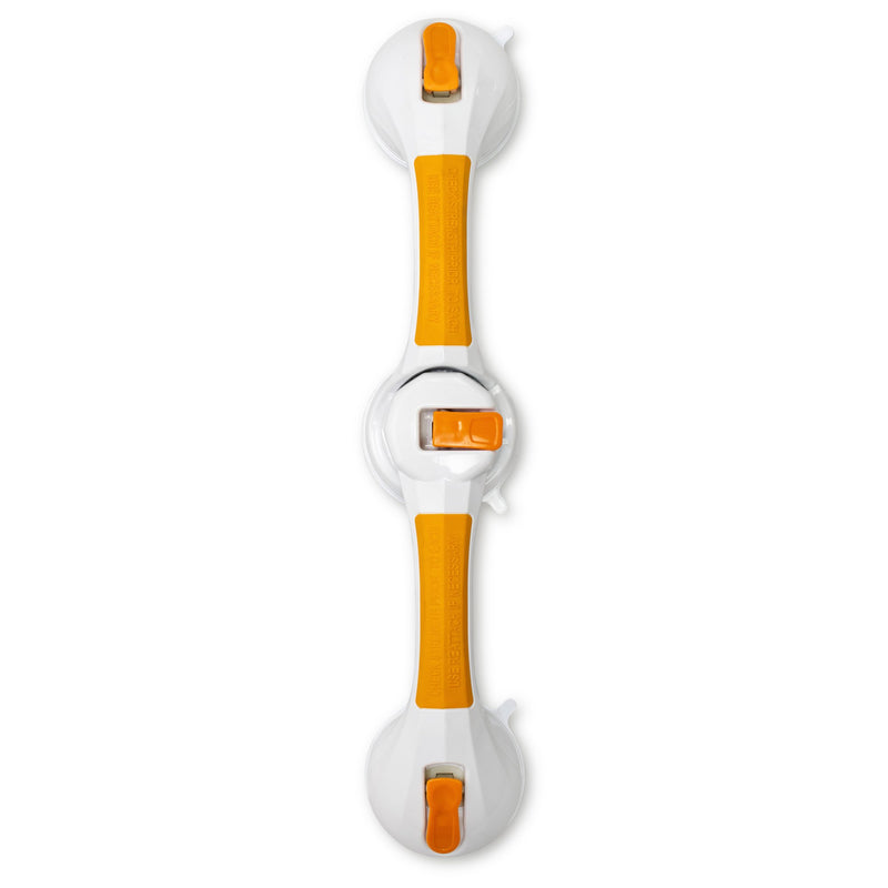 McKesson Rotating Suction-Cup Grab Bar White / Yellow Plastic (1103383_EA) 1/EA