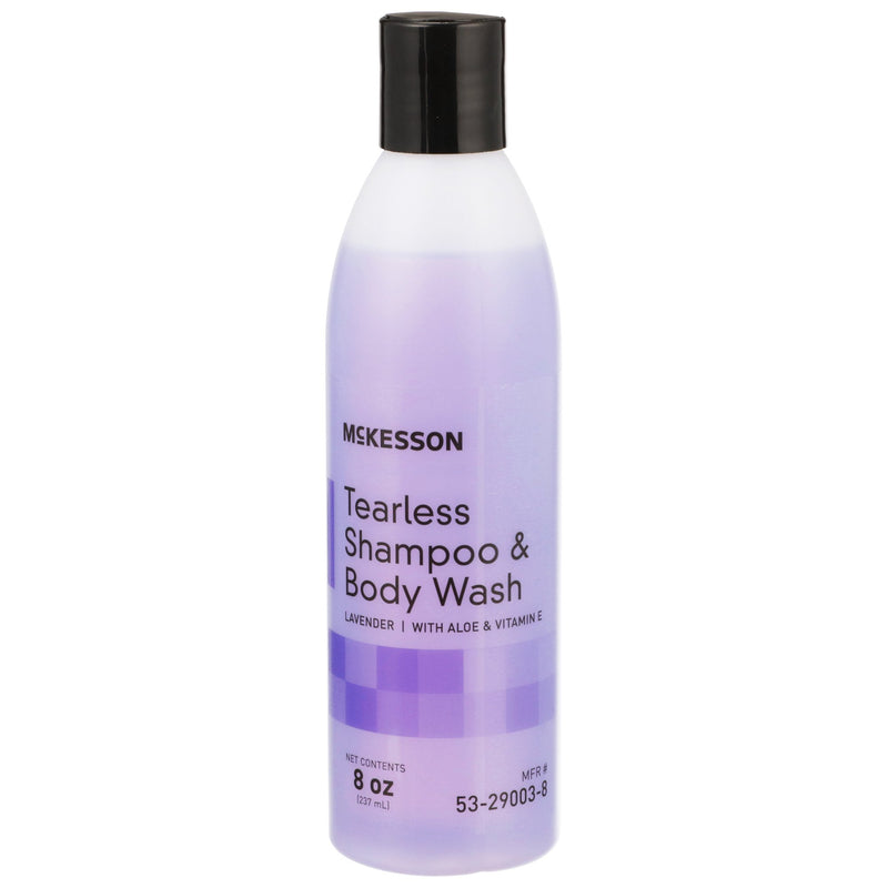 McKesson Tearless Shampoo and Body Wash 8 oz. Flip Top Bottle Lavender Scent (877035_EA) 1/EA