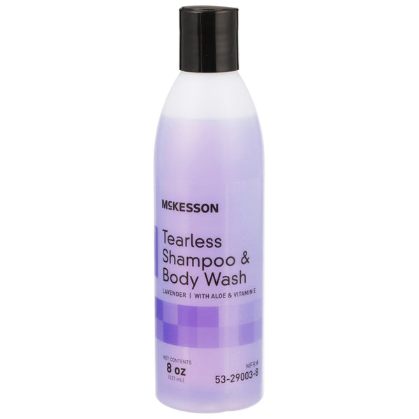 McKesson Tearless Shampoo and Body Wash 8 oz. Flip Top Bottle Lavender Scent (877035_CS) 48/CS