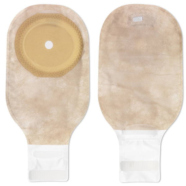 Premier™ Ostomy Pouch One-Piece System 12 Inch Length Oval, Flat, Trim to Fit 2-1/2 to 3 Inch Stoma Drainable (683981_BX) 10/BX