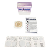 Safe N Simple Ostomy Barrier Trim to Fit, Standard Wear Flexible Tape 45 mm Flange Up to 1-1/4 Inch Opening 4-1/2 X 4-1/2 Inch (1243977_BX) 10/BX