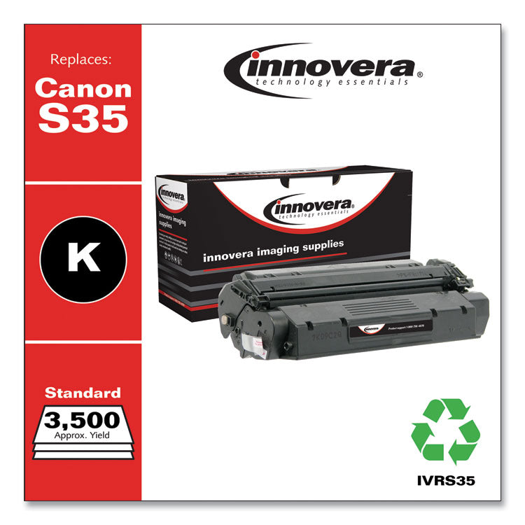 Innovera® Remanufactured Black Toner, Replacement for S35 (7833A001AA), 3,500 Page-Yield (IVRS35) Each