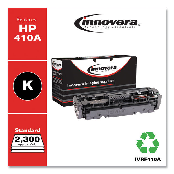 Innovera® Remanufactured Black Toner, Replacement for 410A (CF410A), 2,300 Page-Yield (IVRF410A) Each