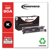 Innovera® Remanufactured Black Toner, Replacement for 80A (CF280A), 2,700 Page-Yield (IVRF280A)