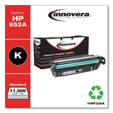 Innovera® Remanufactured Black Toner, Replacement for 652A (CF320A), 11,500 Page-Yield (IVRF320A) Each