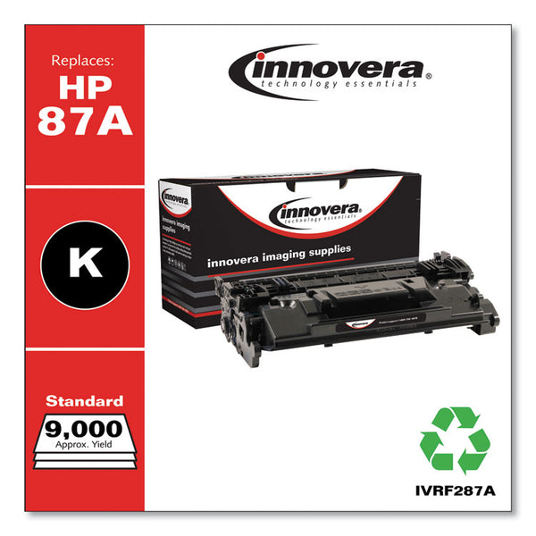 Innovera® Remanufactured Black Toner, Replacement for 87A (CF287A), 9,000 Page-Yield (IVRF287A) Each