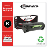 Innovera® Remanufactured Black High-Yield Toner, Replacement for MS310, 5,000 Page-Yield (IVRMS310LC) Each