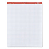 Universal™ Easel Pads/Flip Charts, Quadrille Rule (1 sq/in), 27 x 34, White, 50 Sheets, 2/Carton (UNV35602)