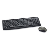 Verbatim® Silent Wireless Mouse and Keyboard, 2.4 GHz Frequency/32.8 ft Wireless Range, Black (VER99779)