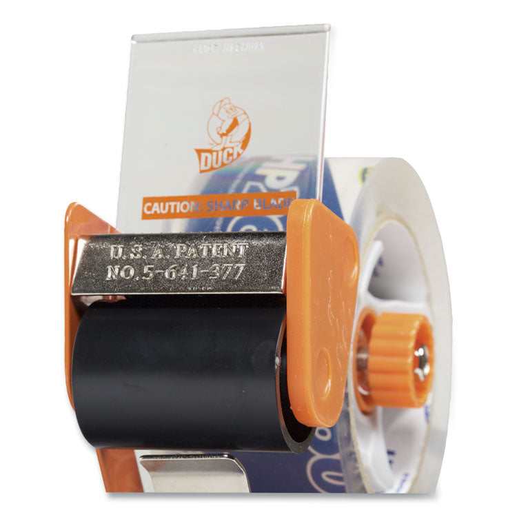 Duck® Bladesafe® Bladesafe Antimicrobial Tape Gun with One Roll of Tape, 3" Core, For Rolls Up to 2" x 60 yds, Orange (DUC1078566) Each