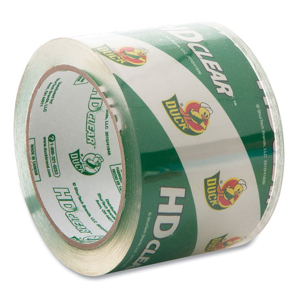 Duck® Heavy-Duty Carton Packaging Tape, 3" Core, 3" x 54.6 yds, Clear, 6/Pack (DUC0007496)