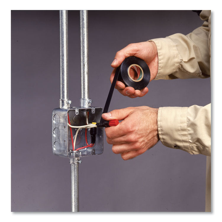 Duck® Electrical Tape, 1" Core, 0.75" x 12 ft, Assorted Colors, 5/Pack (DUC280303) 5 Rolls