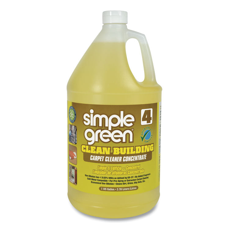 Simple Green® Clean Building Carpet Cleaner Concentrate, Unscented, 1gal Bottle (SMP11201)