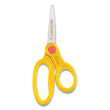Westcott® Kids' Scissors with Antimicrobial Protection, Pointed Tip, 5" Long, 2" Cut Length, Assorted Straight Handles, 12/Pack (ACM14872) Pack of 12