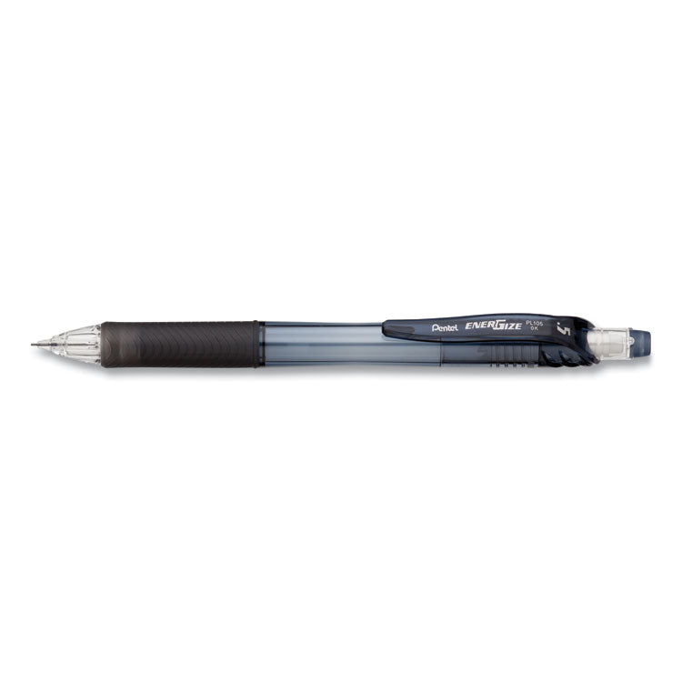 Pentel® EnerGize-X Mechanical Pencil, 0.5 mm, HB (#2), Black Lead, Black Barrel, Dozen (PENPL105A) Box of 12
