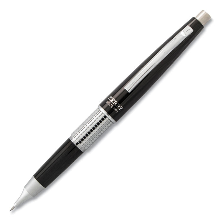 Pentel® Sharp Kerry Mechanical Pencil, 0.5 mm, HB (#2), Black Lead, Black Barrel (PENP1035A) Each