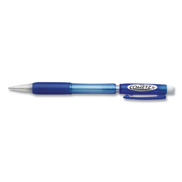 Pentel® Cometz Mechanical Pencil, 0.9 mm, HB (#2), Black Lead, Blue Barrel, Dozen (PENAX119C)