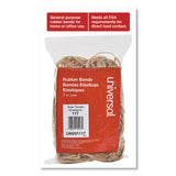 Universal® Rubber Bands, Size 117, 0.06" Gauge, Beige, 1 lb Box, 210/Pack (UNV01117)